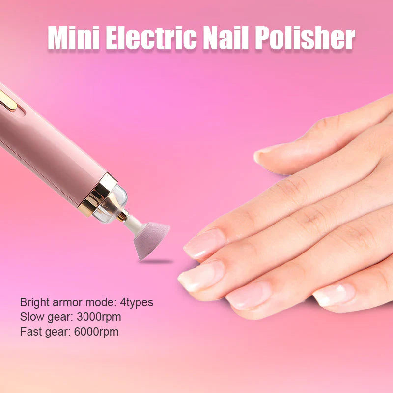 Electric Nail Drill 5-in-1 Professional Manicure & Pedicure Set with LED Light