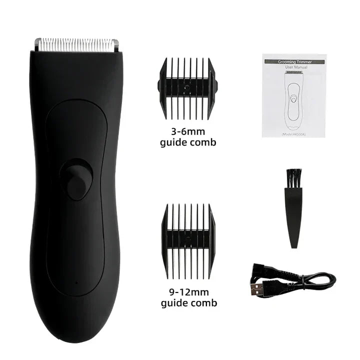 Skin-Friendly Body Hair Trimmer with Precision Cutting Head