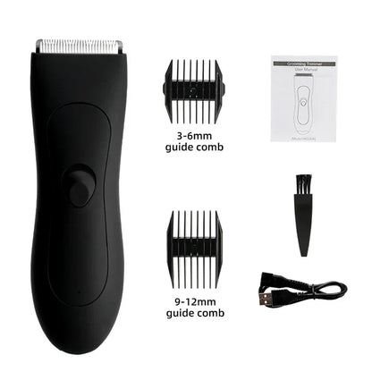 Skin-Friendly Body Hair Trimmer with Precision Cutting Head
