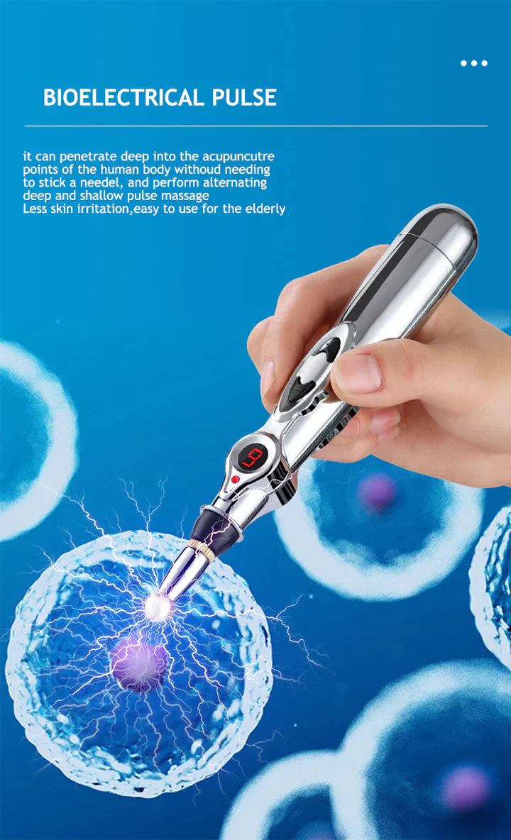 Pain-Relieving Acupuncture Pen – Electronic Meridian Massage Device