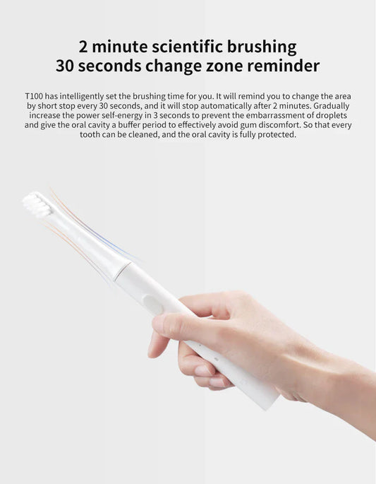Electric Sonic Toothbrush – Deep Cleaning, Waterproof & USB Rechargeable