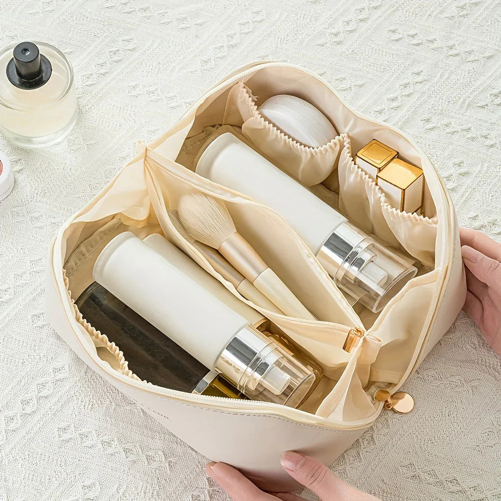 Cosmetic Bag for Travel – Zipper Organizer for Makeup and Skincare