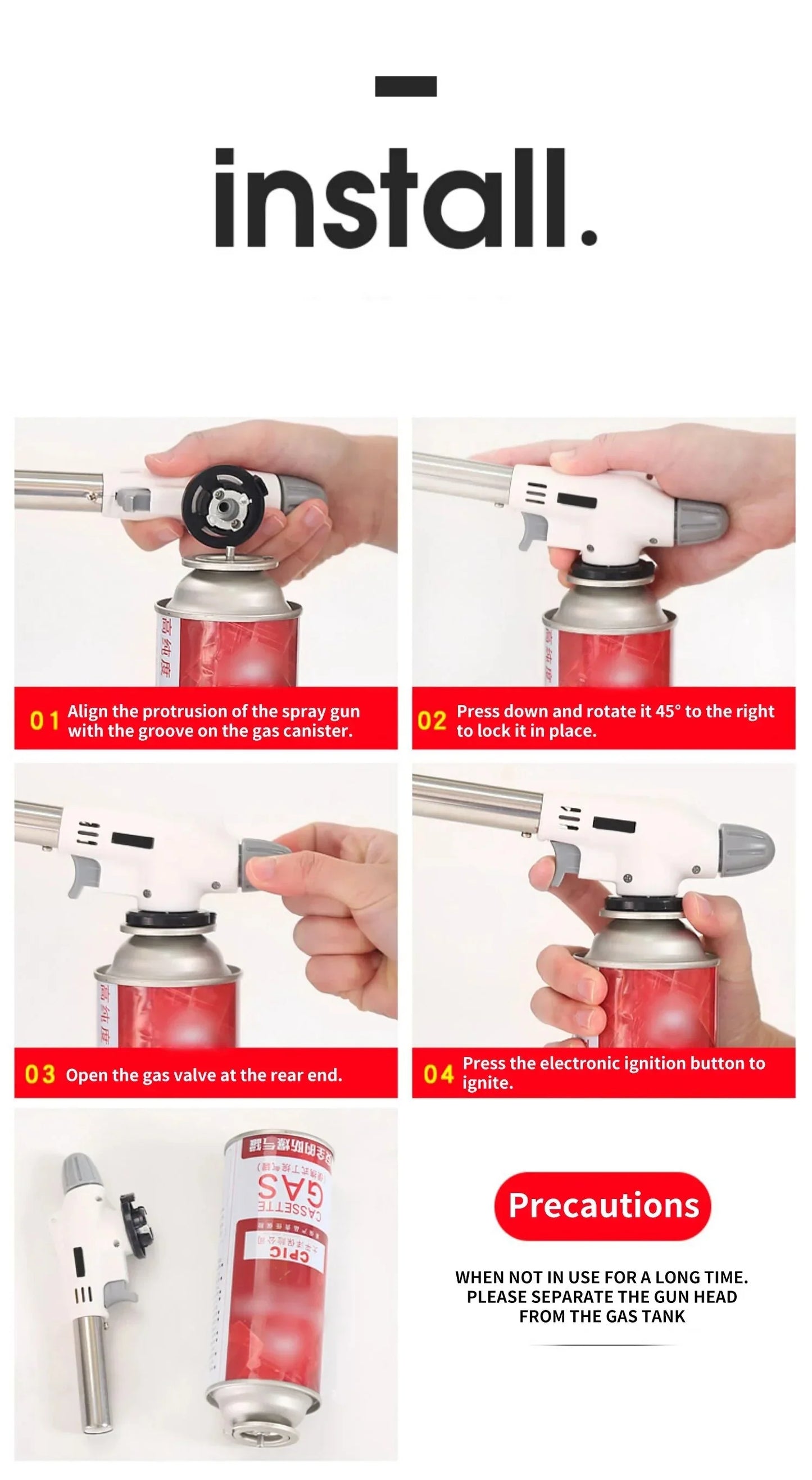 Compact and Powerful Gas Burner for Grilling and Camping