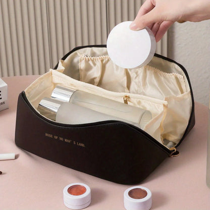 Cosmetic Bag for Travel – Zipper Organizer for Makeup and Skincare