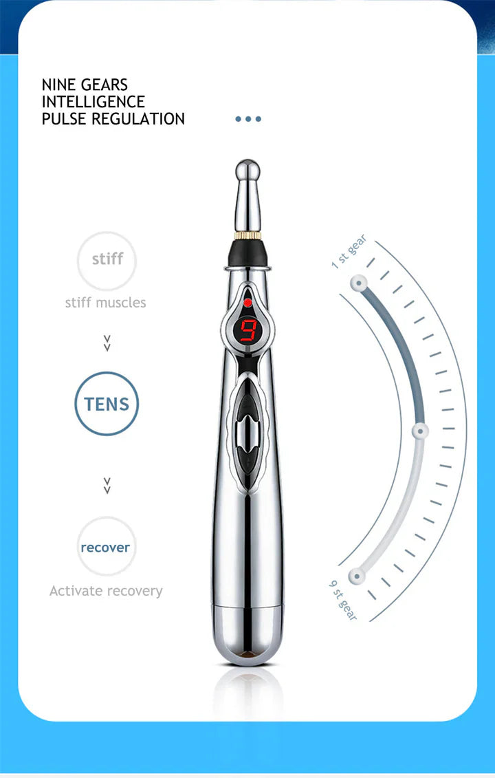 Pain-Relieving Acupuncture Pen – Electronic Meridian Massage Device