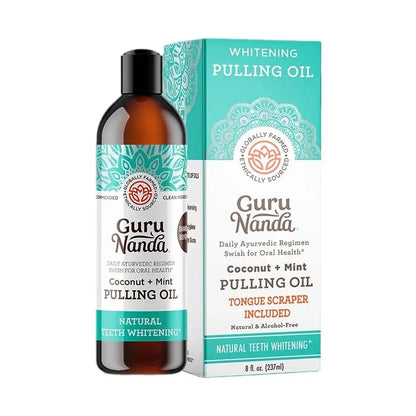 COCOMINT Oil Pulling Mouthwash – 7 Essential Oils and Vitamins for Healthy Teeth & Fresh Breath
