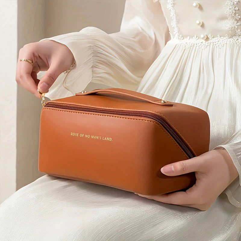 Cosmetic Bag for Travel – Zipper Organizer for Makeup and Skincare