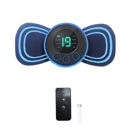 Electric Neck Massage Device with Pads for Relaxation