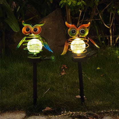 Solar LED Garden Light Owl – Color-Changing Outdoor Lighting for Garden and Terrace