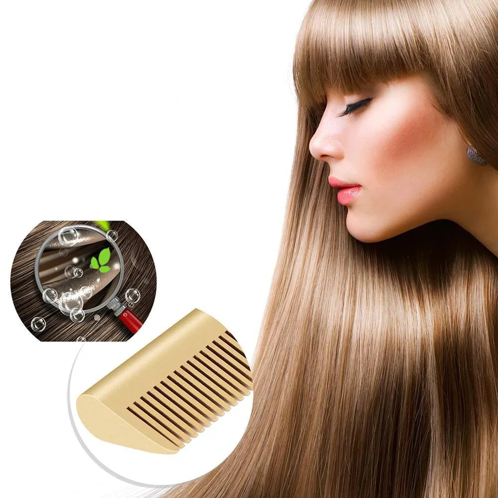Easy Hair – Professional Hair Straightening Set with Gold Comb