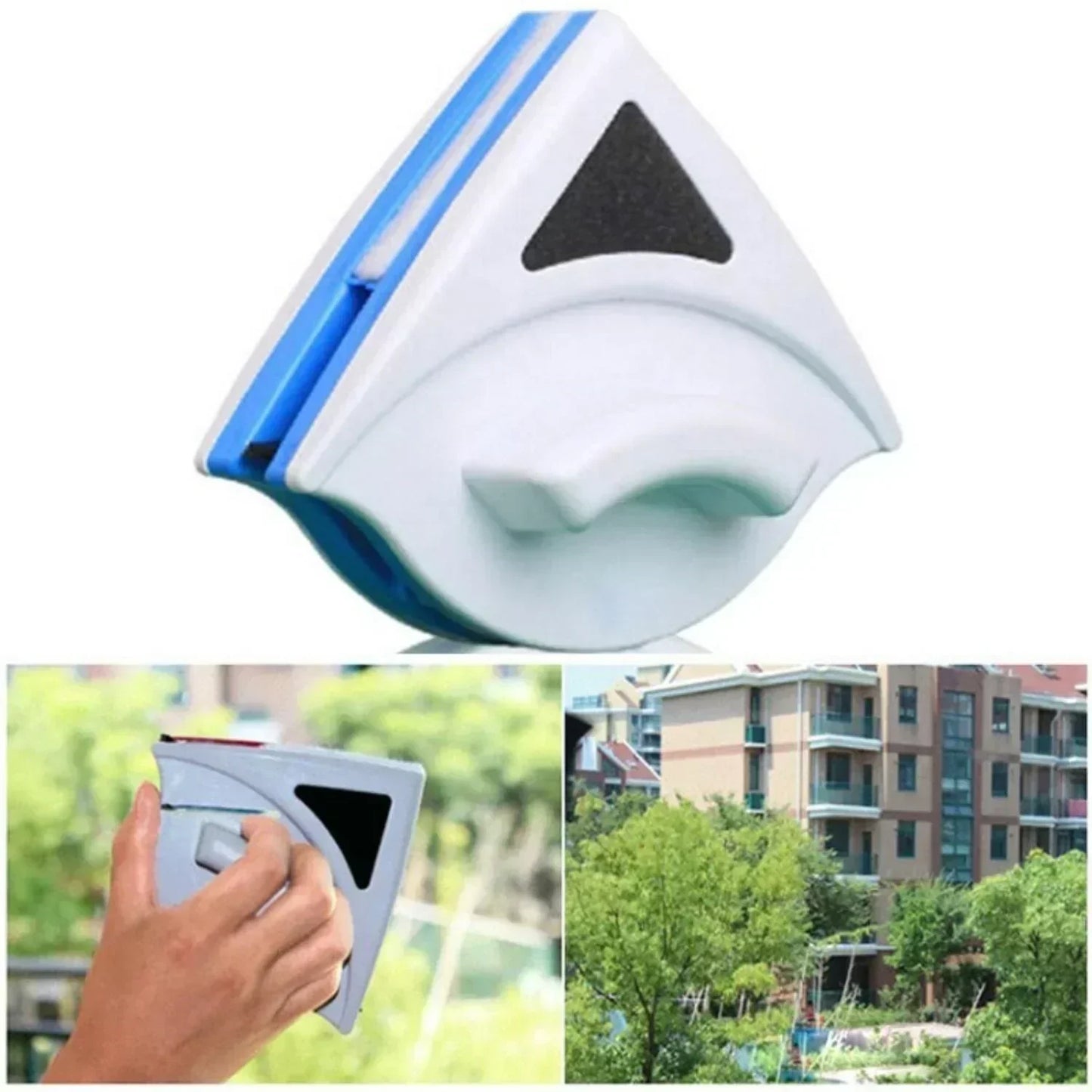Efficient Magnetic Window Cleaner for Double-Sided Cleaning