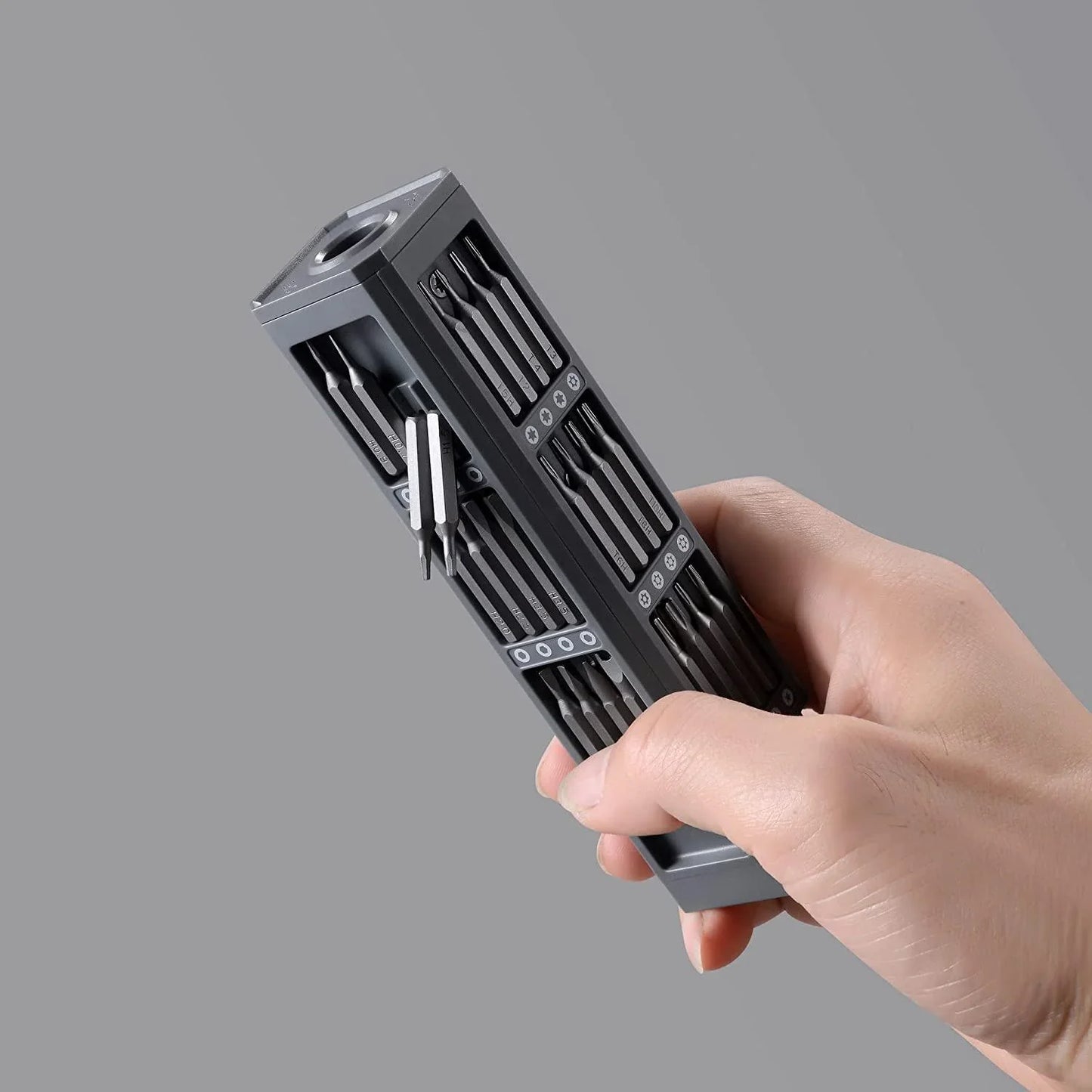 Precision Screwdriver Set with 24 Bits for Precision Mechanics and Repairs