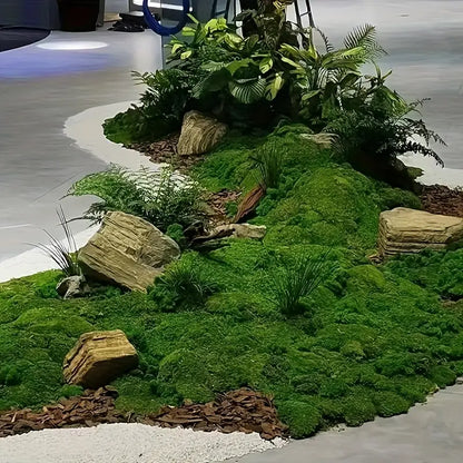 Moss Cover Piece – Moss Flake Ornament for Decorative Landscaping and Garden Decoration