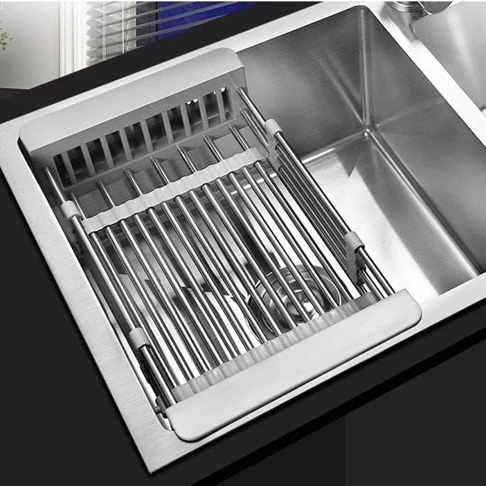 Expandable Sink Drying Rack – Practical Dish and Vegetable Drainer