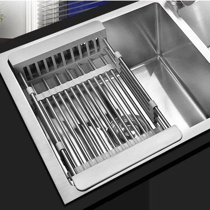 Expandable Sink Drying Rack – Practical Dish and Vegetable Drainer