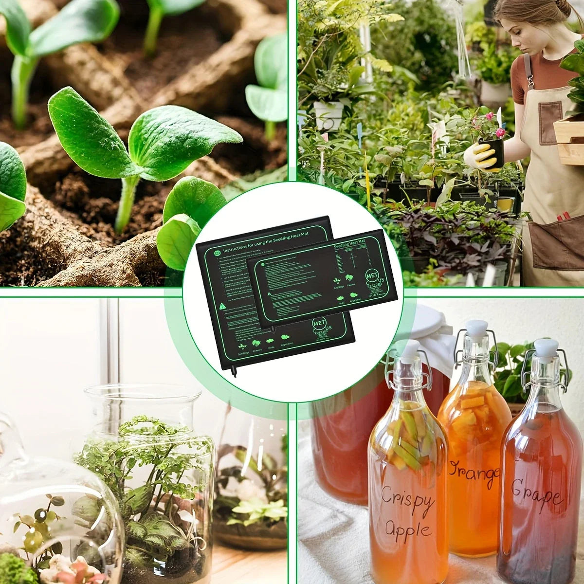 Plant Seedling Heating Mat – Temperature Control for Faster Germination and Optimal Growth
