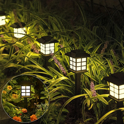 Solar Lantern Path Lighting – Waterproof LED Garden Lights for Outdoor Use Elegant Solar Lights for Driveway and Garden