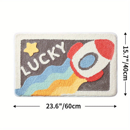 Highly Absorbent Microfiber Bathroom Mat – Non-Slip and Quick-Drying