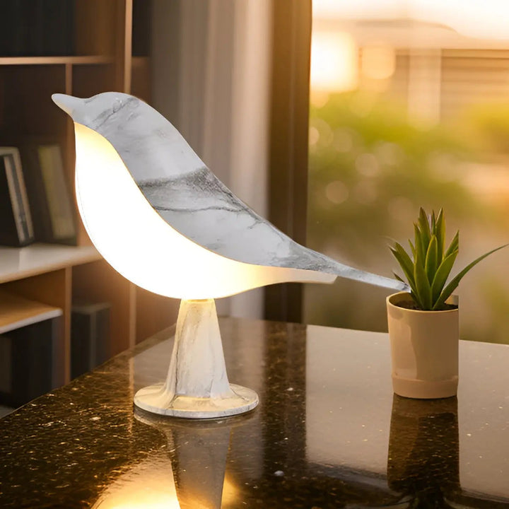 Elegant Bird Lamp – Ambient Light with Aromatherapy for Relaxation and Atmosphere