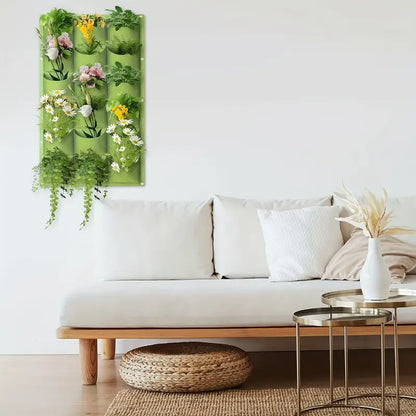 Felt Wall-Mounted Grow Bag – Three-Dimensional Non-Woven Planter Pocket for Vertical Gardens