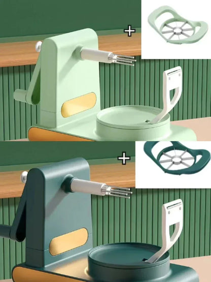 Efficient Vegetable and Fruit Peeler with Hand Crank – For Fast and Easy Peeling