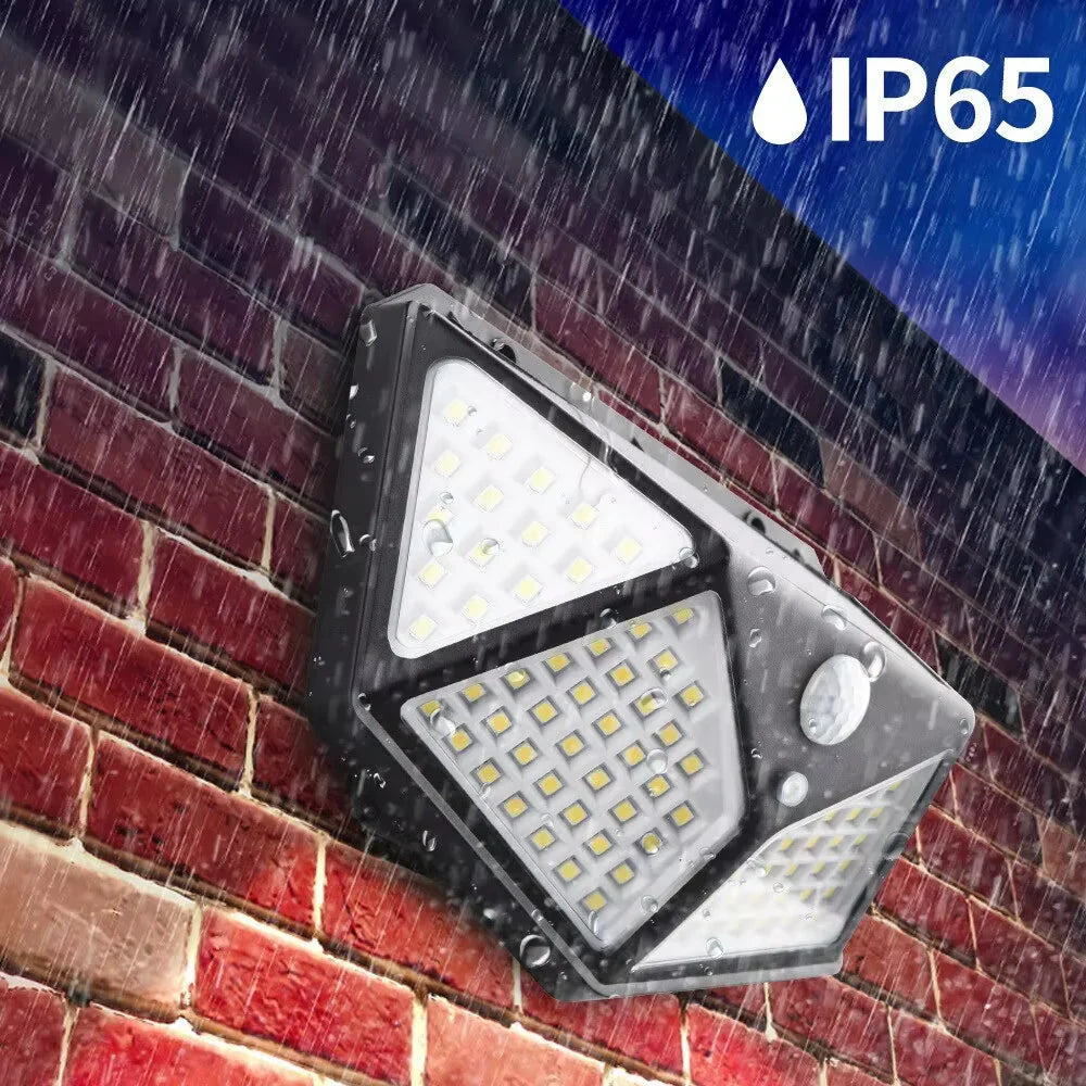 Solar LED Wall Light – With Motion Sensor and IP65 Weather Protection