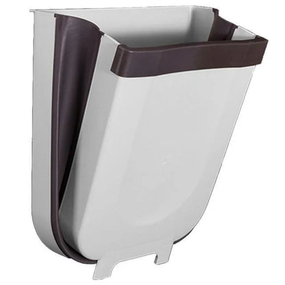 Foldable Wall-Mounted Trash Bin – Compact Kitchen Waste Bin