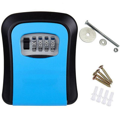 Weatherproof Key Box with Code – Secure Outdoor Key Safe for Safe Storage
