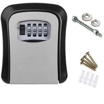 Weatherproof Key Box with Code – Secure Outdoor Key Safe for Safe Storage