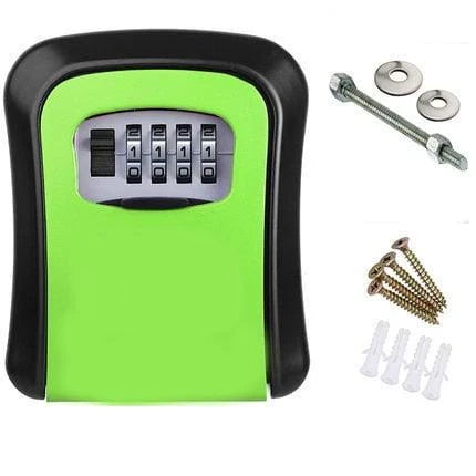 Weatherproof Key Box with Code – Secure Outdoor Key Safe for Safe Storage