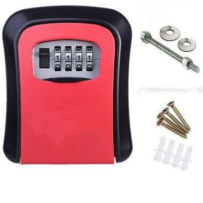 Weatherproof Key Box with Code – Secure Outdoor Key Safe for Safe Storage