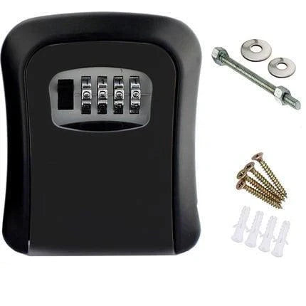 Weatherproof Key Box with Code – Secure Outdoor Key Safe for Safe Storage