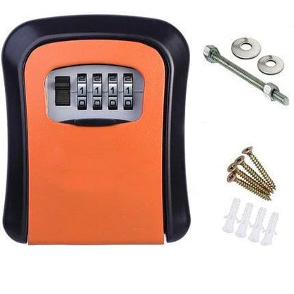 Weatherproof Key Box with Code – Secure Outdoor Key Safe for Safe Storage
