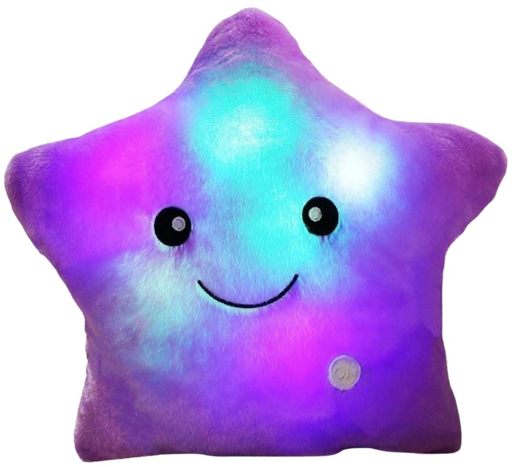 Glowing Star Cushion – Cozy LED Fabric Pillow with Color Change & Cute Design
