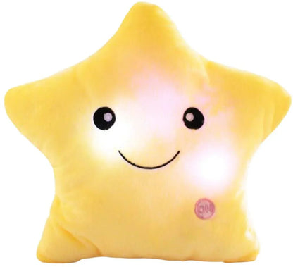 Glowing Star Cushion – Cozy LED Fabric Pillow with Color Change & Cute Design