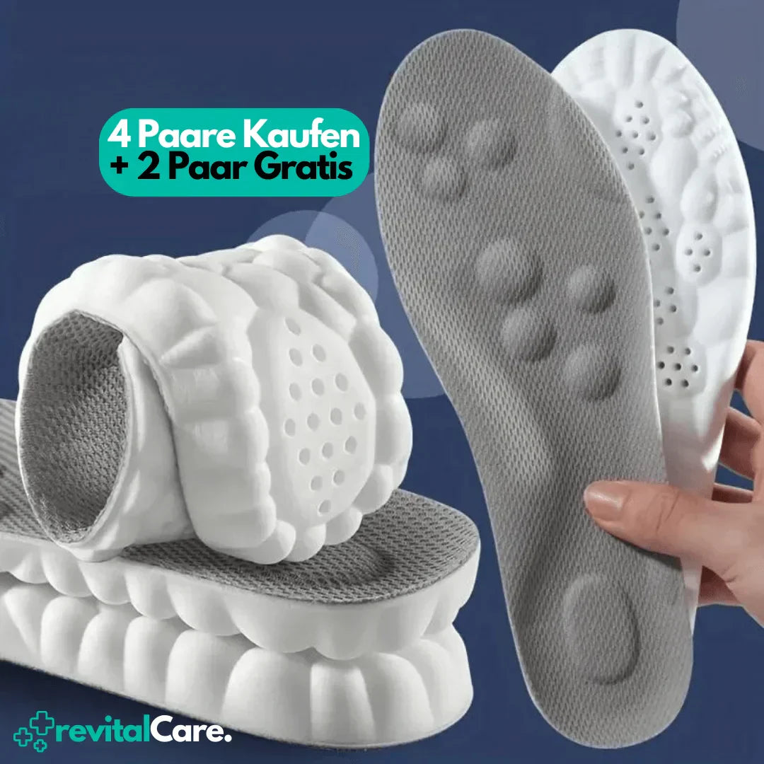 Comfortable 4D Insoles for Everyday Use