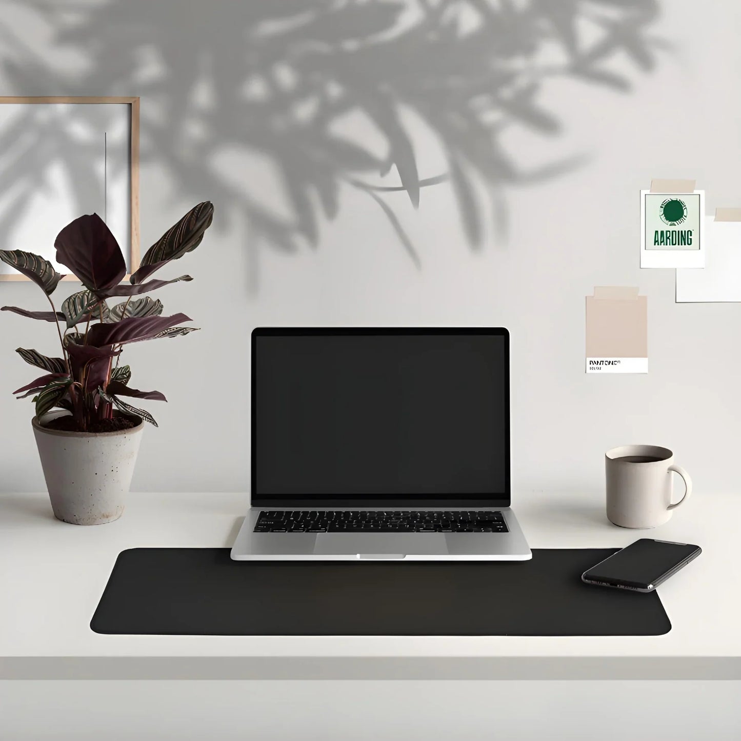 Carbon Leather Grounding Mat for Electronic Devices and Health Support