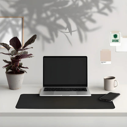 Carbon Leather Grounding Mat for Electronic Devices and Health Support