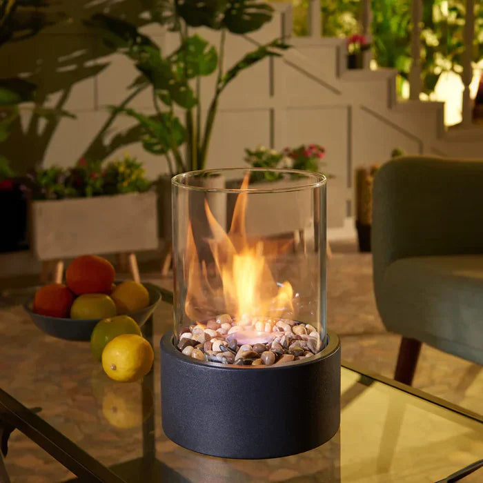 Portable fire lantern with a stylish design