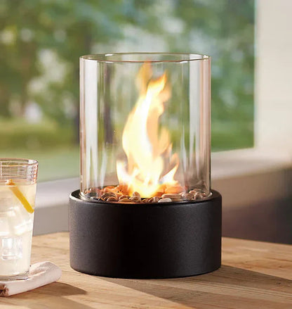 Portable fire lantern with a stylish design