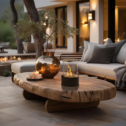 Portable fire lantern with a stylish design