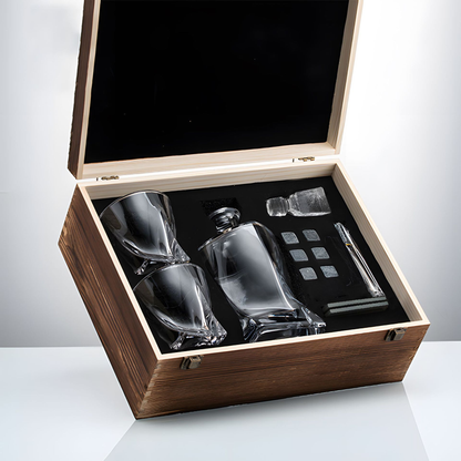 Crystal Whiskey Set with Decanter and Glasses – Luxury for Connoisseurs