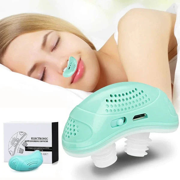 Silent Anti-Snoring Device with Nasal Breathing & Air Filter
