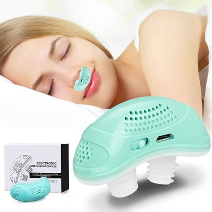 Silent Anti-Snoring Device with Nasal Breathing & Air Filter