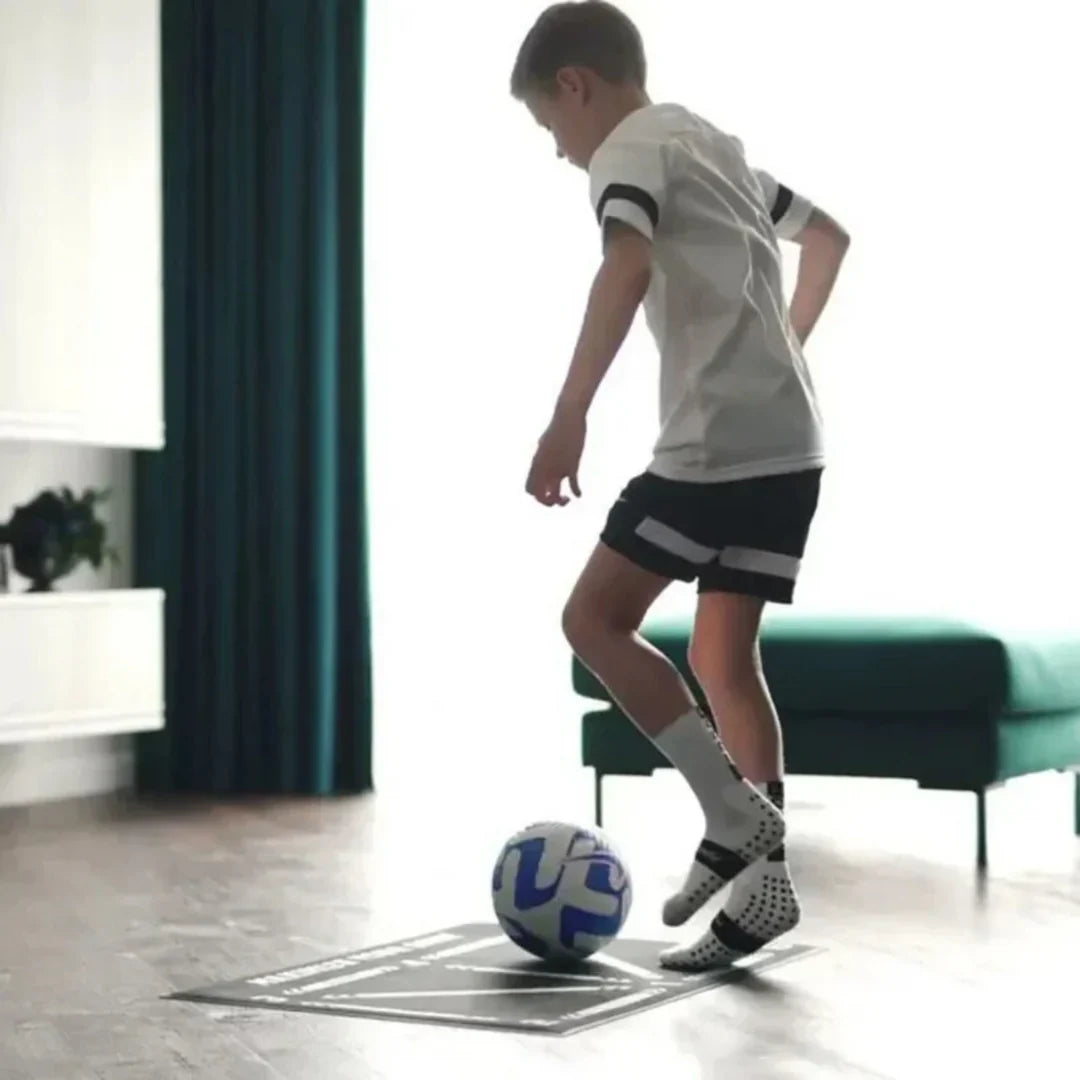 Interactive Football Training Mat – Perfect for Practicing Dribbling, Passing, and Ball Control