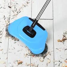Handheld Vacuum Broom Without Electricity for Clean Floors