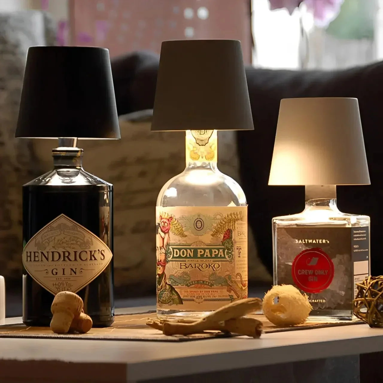 Modern Bottle Lamp in Stylish Design