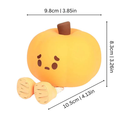 Pumpkin-Shaped Table Lamp for a Cozy Ambiance