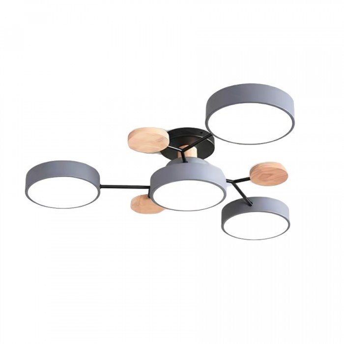 LED Ceiling Lamp in Natural Branch Style