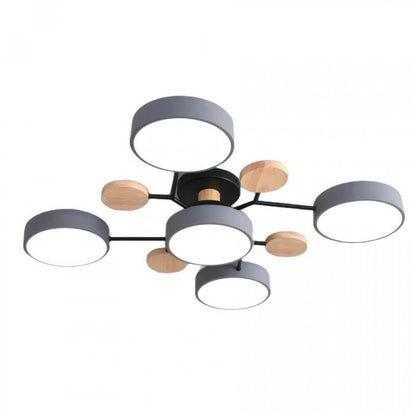 LED Ceiling Lamp in Natural Branch Style
